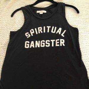 Spiritual gangster tank top